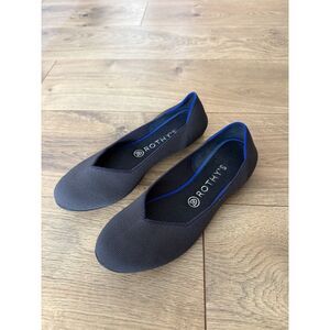ROTHY'S 9 The Flats slip on loafer slip on Solid Black comfort Recycled
